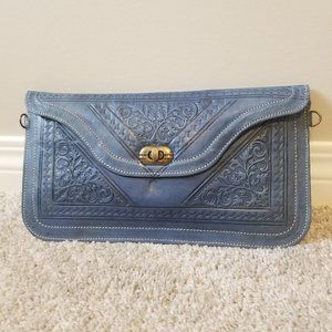 Handmade Moroccan Clutch (Blue)
